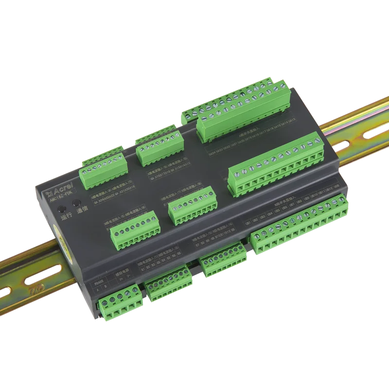DC Multi Channel 48 Circuit Energy Power Monitor Meter AMC16Z With RS485 Modbus 50A Incoming Current for Base Station