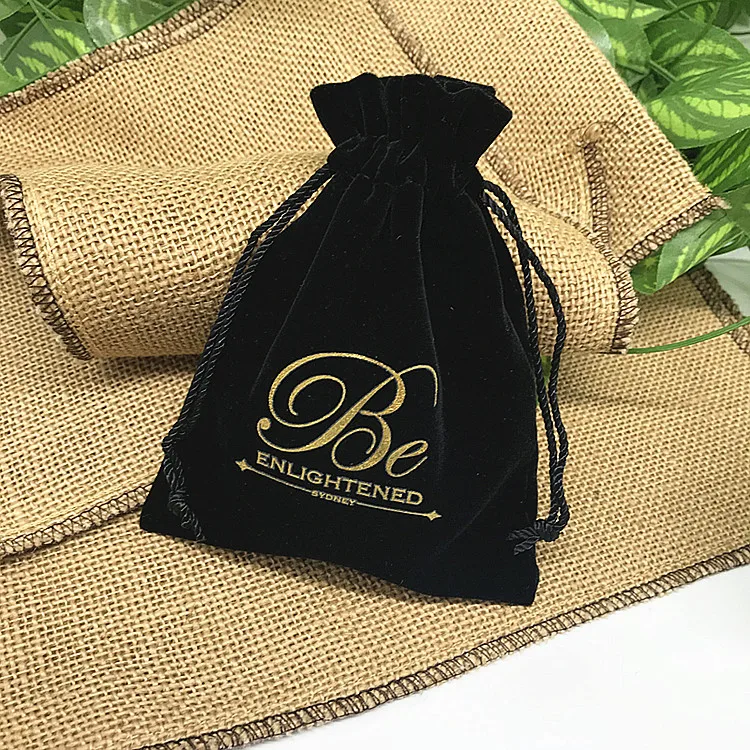 Китайские поставщики, высокое качество, большая бархатная сумка на шнурке под заказ для ювелирных изделий