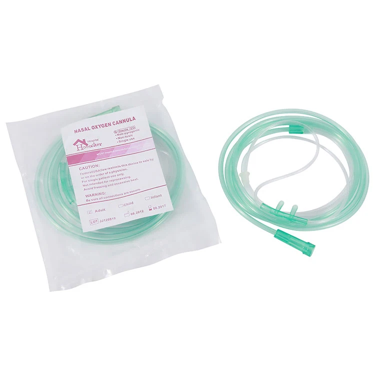 Медицинская одноразовая ПВХ носовая кислородная канюля