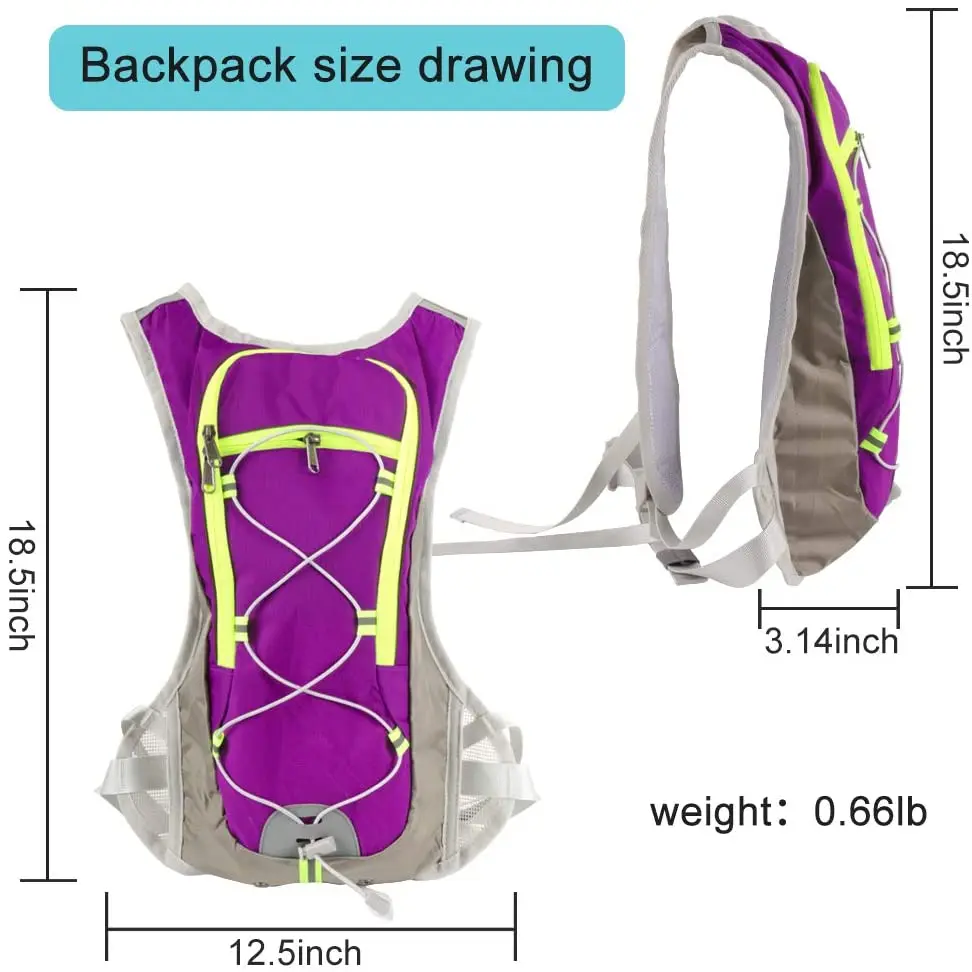 2022 New Arrivals Summer Custom Water Bags for Woman Running Camping Gear Hydration Backpack