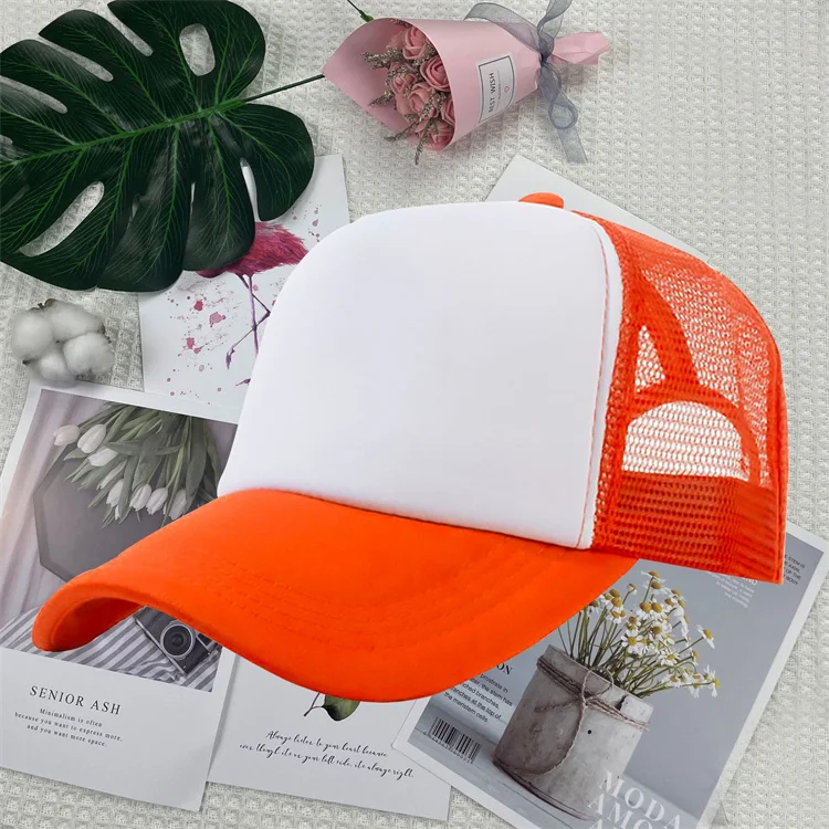 2024 New Arrivals Fashion Embroidery Anime Baseball Cap With Mesh Foam Hat Trucker Cap Custom Logo