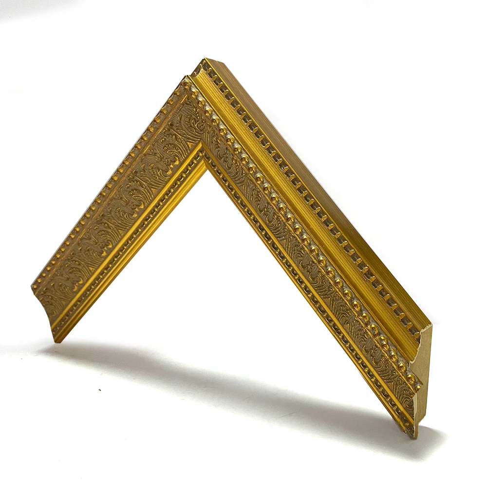In Stock Most Popular European Classic Painting Frames Gold Leaf Retro Court Style Picture Frame Moulding for Home Wall Decor