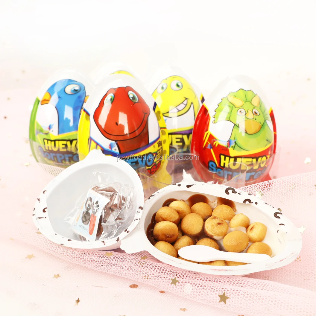 Best seller new products Stars cup dinosaur egg mini biscuits chocolate sauce