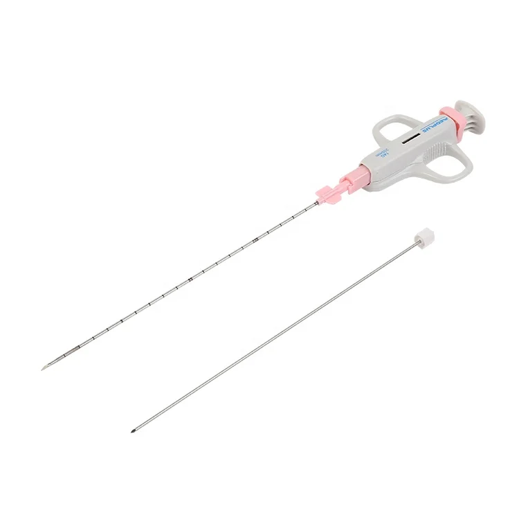 High-quality echo-enhancing sharp needle sure cut 18mm pleural biopsy needle