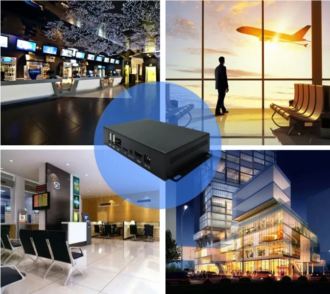 Android RK3288 Google Certified 11 System Digital Signage Media Player Box 2G/32G Support 2K Resolution 1 Year Warranty Indoor