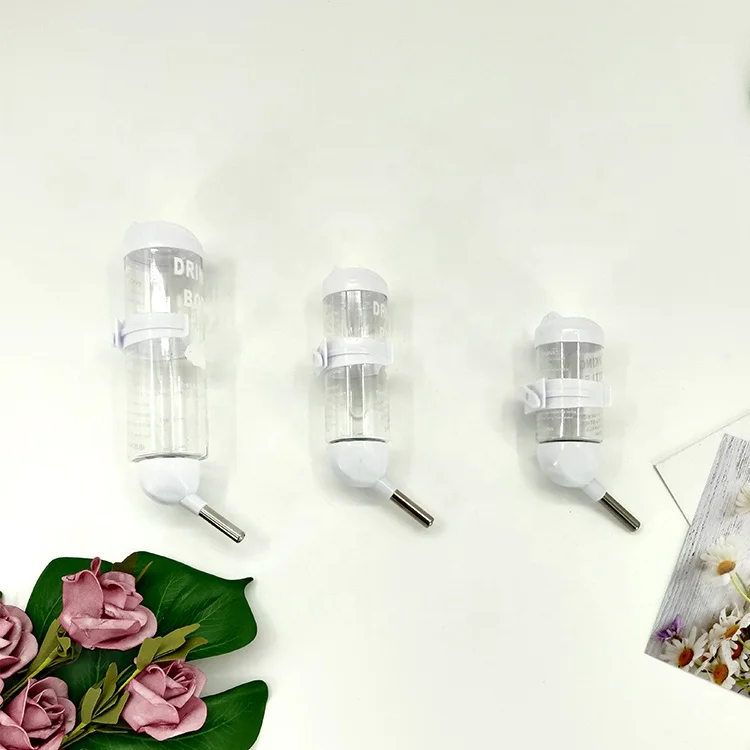 Wholesale Small Pet Drinking Water Plastic Leakproof  bottle stand Water Bottle For Hamster