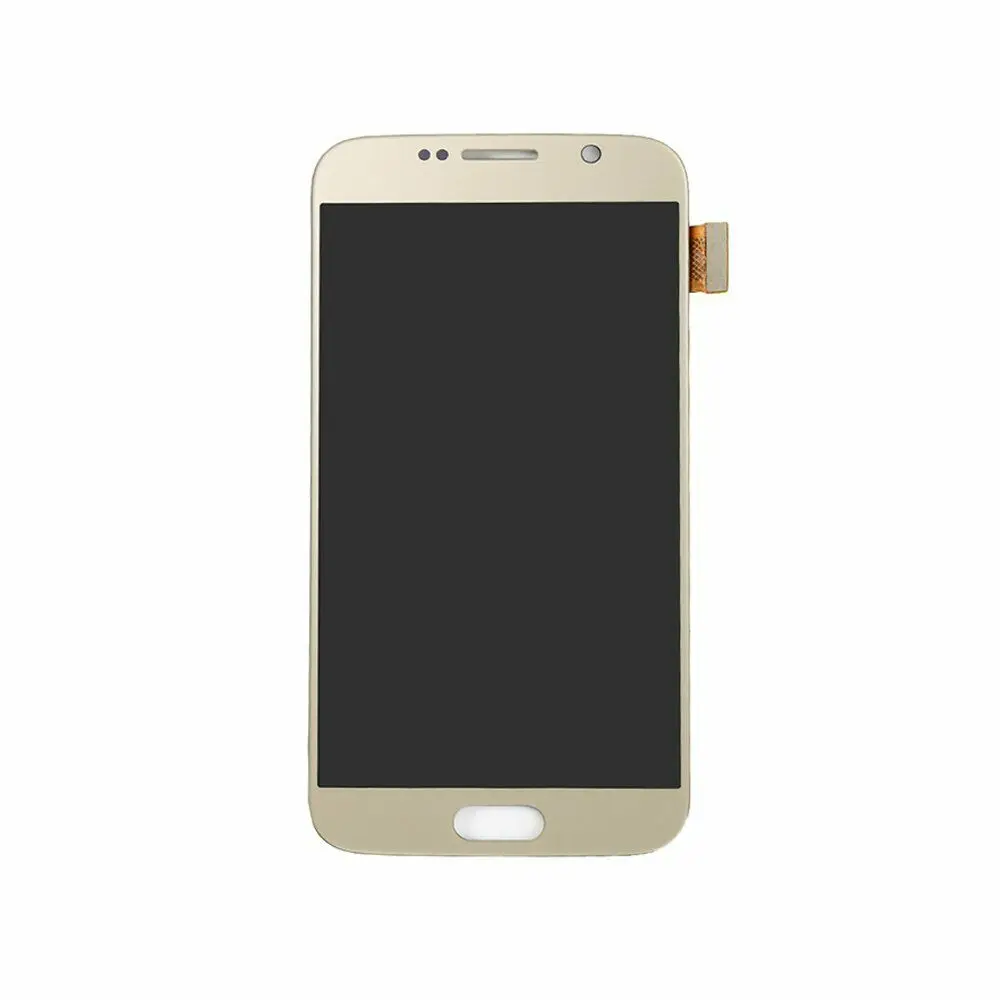 100% протестированный заводской сменный ЖК-дисплей с сенсорным дигитайзером для Samsung Galaxy s6