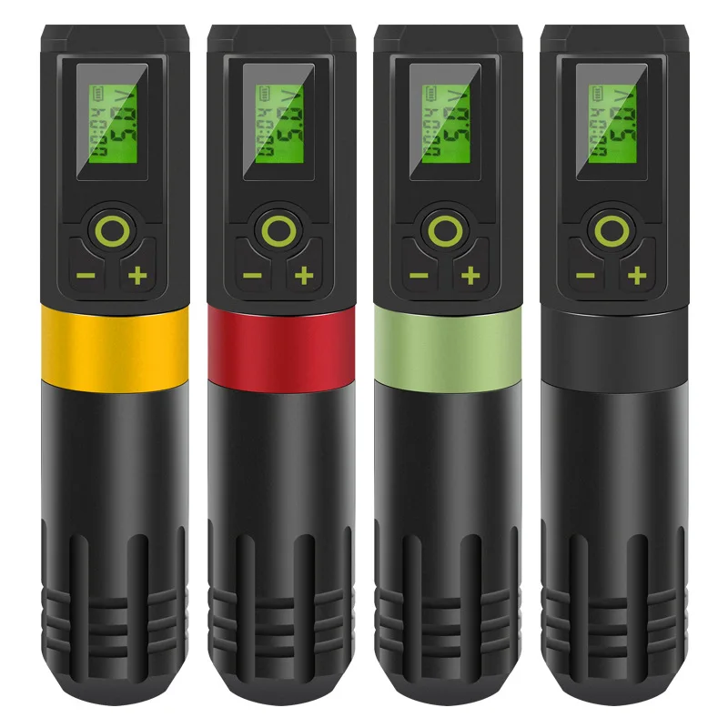 Wireless Use Tattoo Machines Pen Gun 2000 Mah Battery Kit Tattoo Artist Device Gold Colors Wholesale Permanent Makeup