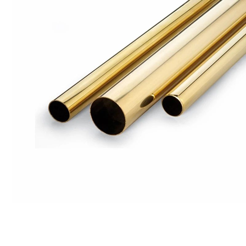 Roll Brass Tube 99% Pure Copper Nickel Pipe Hollow Copper Capillary Tube Oil Cooler Pipe for Condenser and Heat Exchangers