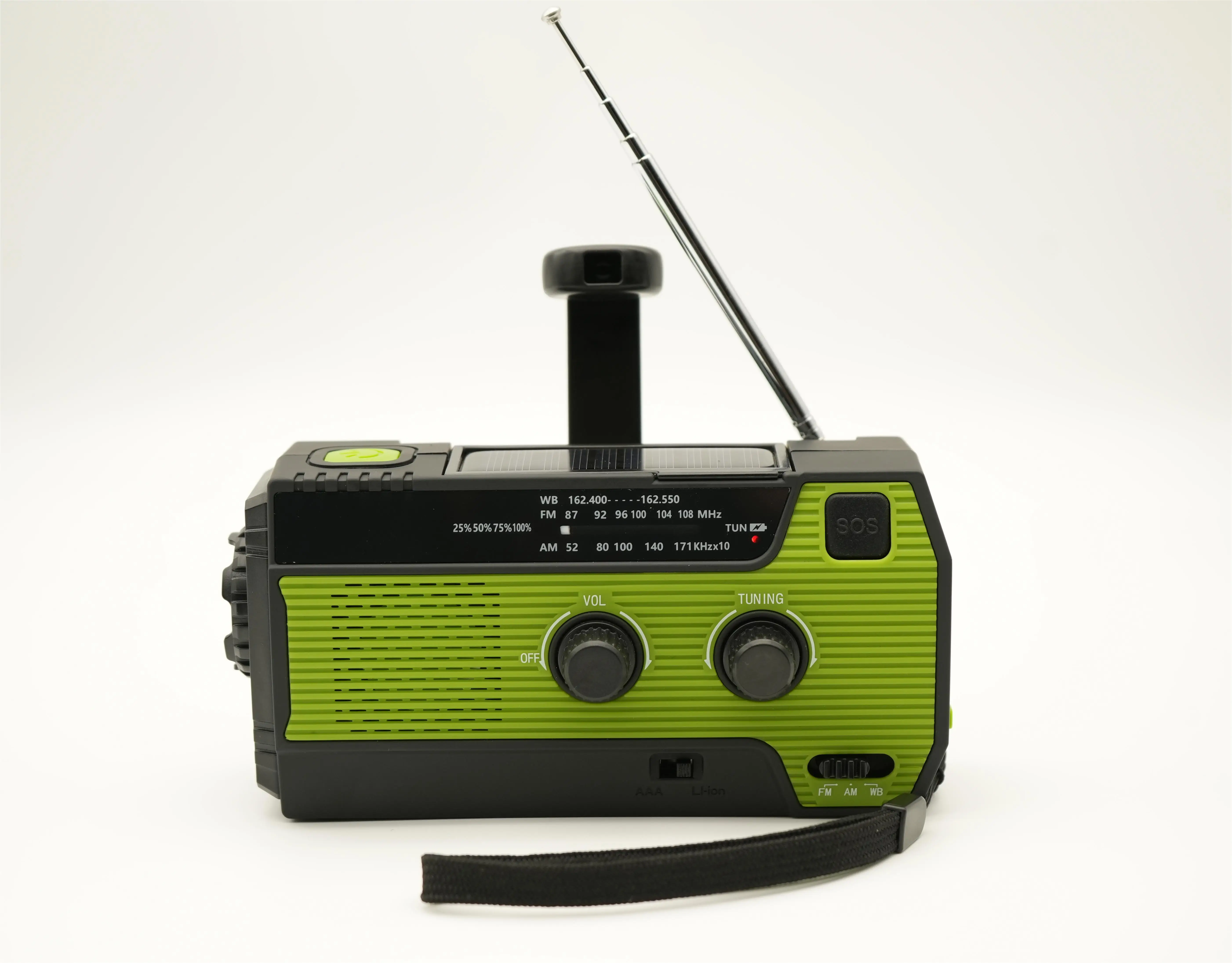 micro speaker solar fm radio mini am fm radio temperature alarm weather