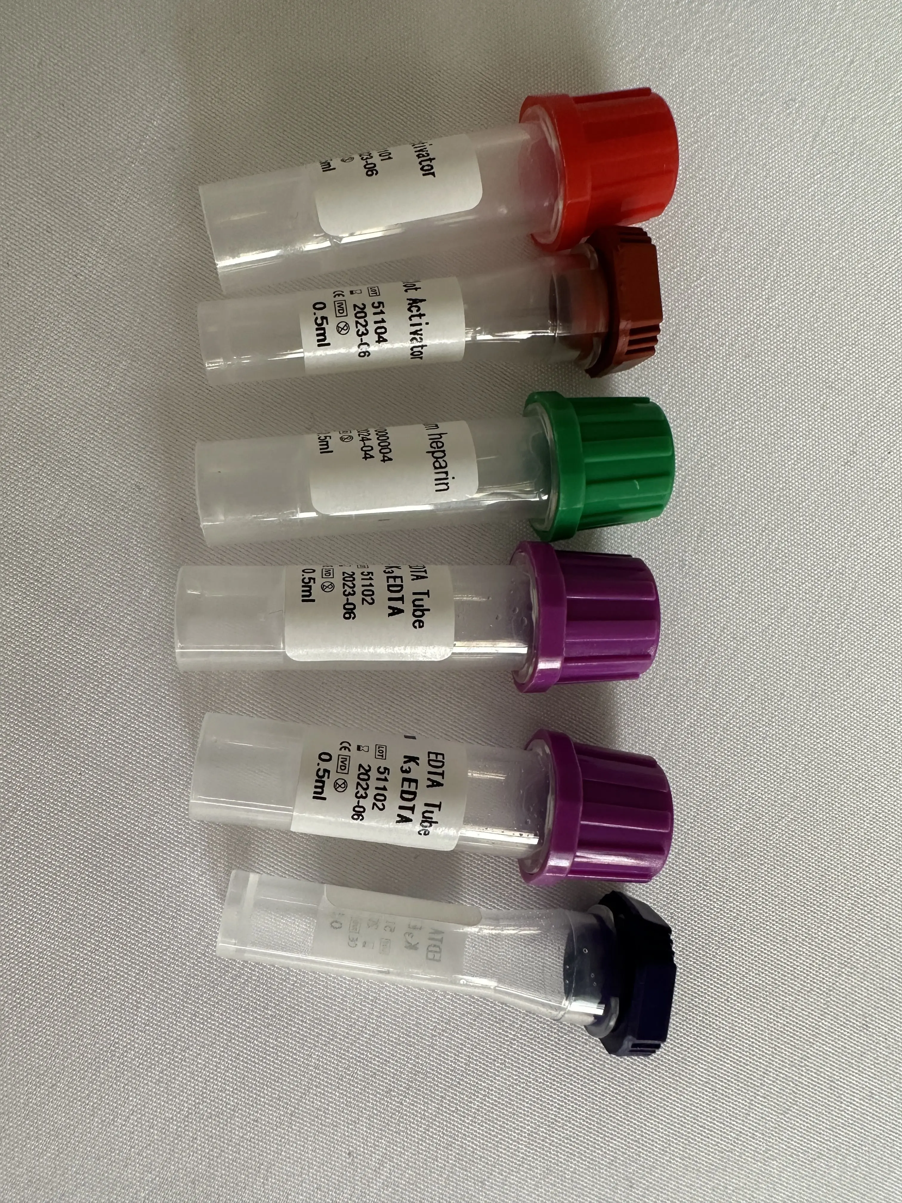 Medical disposable blood collection tube mini collection test blood with plaincap for hospital  Blood Sample Collection Tubes