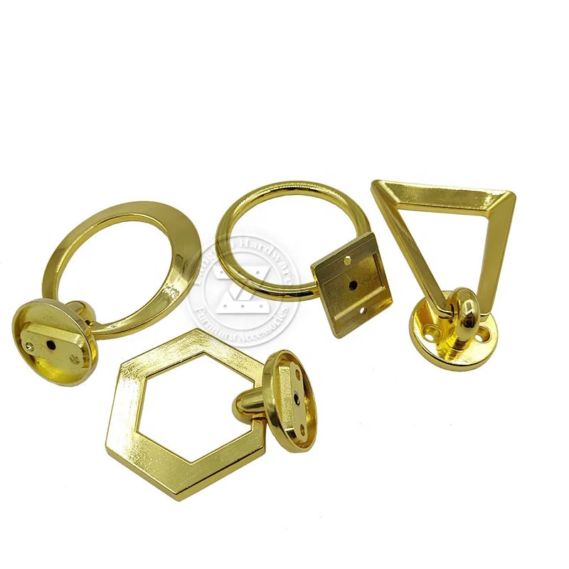 Diamond Ring Handle Sofa Decorative Button Drawer Handle Zinc Alloy Furniture Buckle Door Cabinet Knob Wardrobe Kitchen Hardware