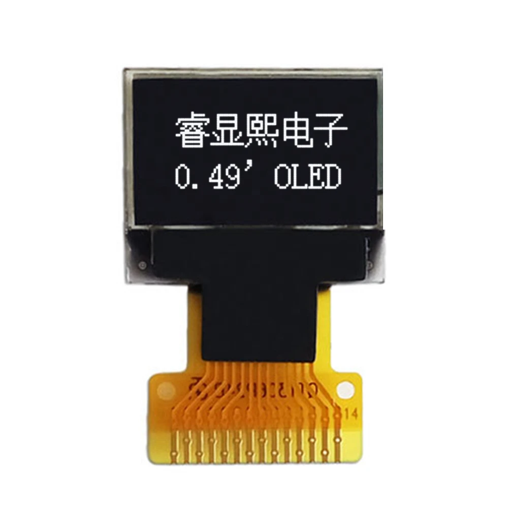 0,49 дюймовый разрешение 64*32 маленький размер oled гибкий модуль дисплея