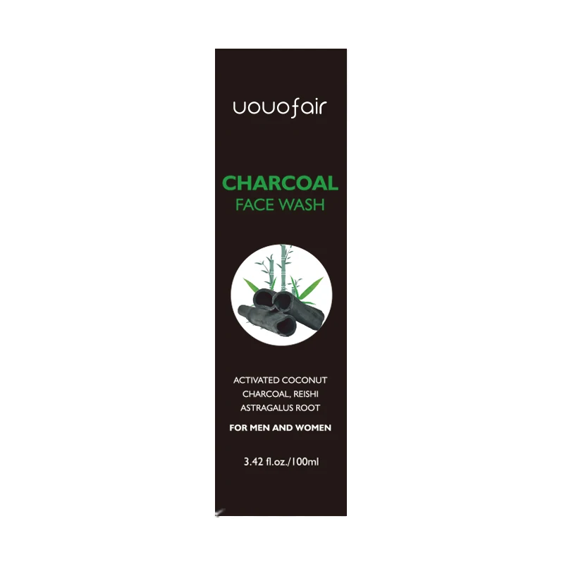 Charcoal cleanser face wash organic moisturizing manufacturer in bulk charcoal facial cleanser for men woman