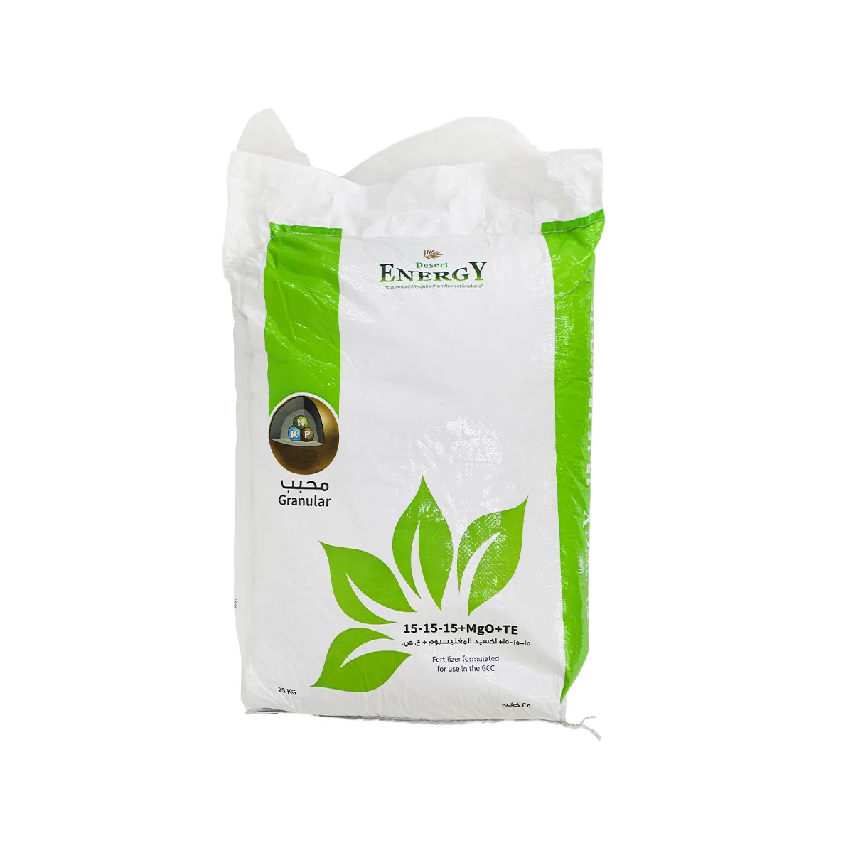 Desert Energy 15-15-15+MgO+TE Compound Granular Fertilizers Balanced Nutrient Composition for Optimum Plant Nutrition 25kg