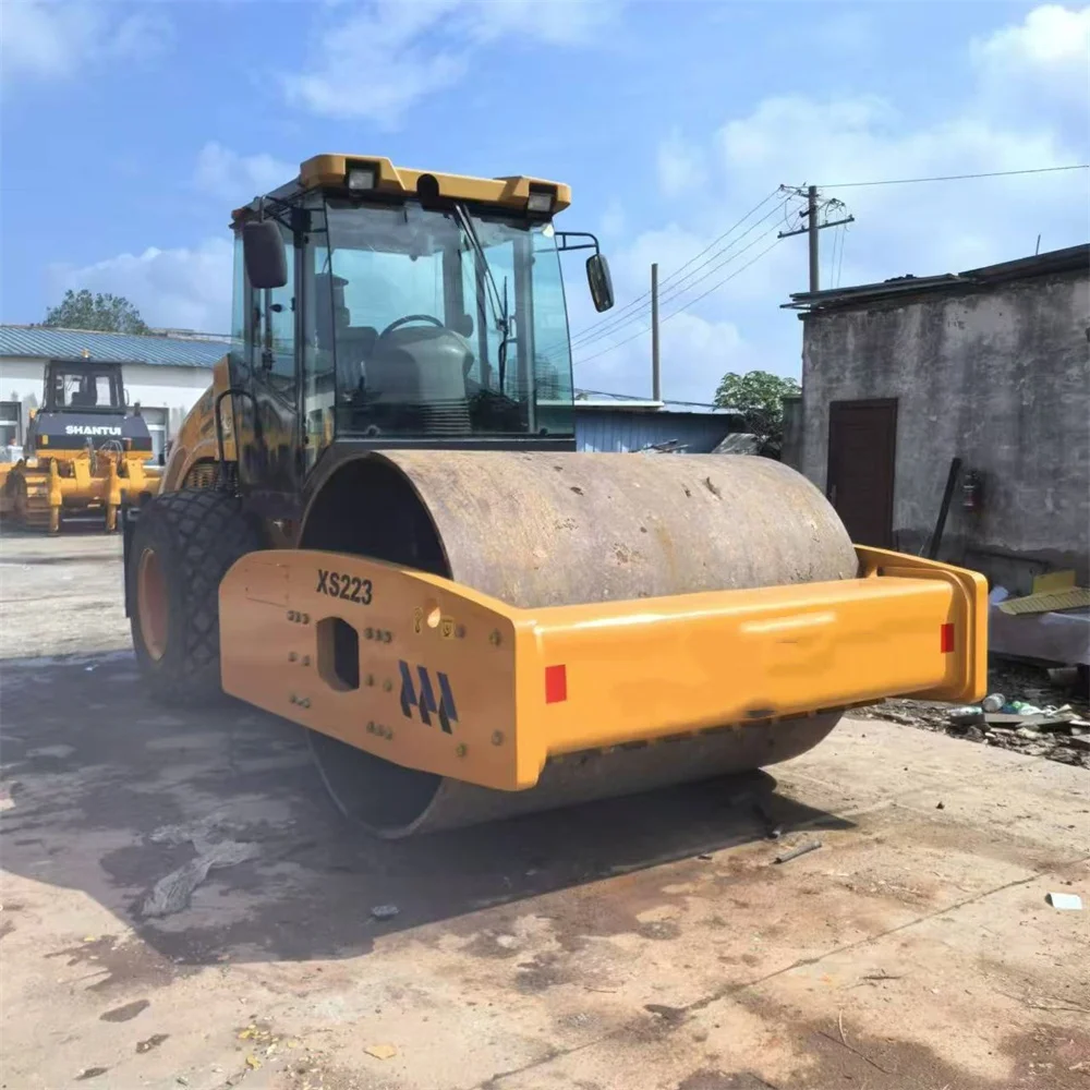 Cheap Price Used Single Drum Road Roller Compactor XS223
