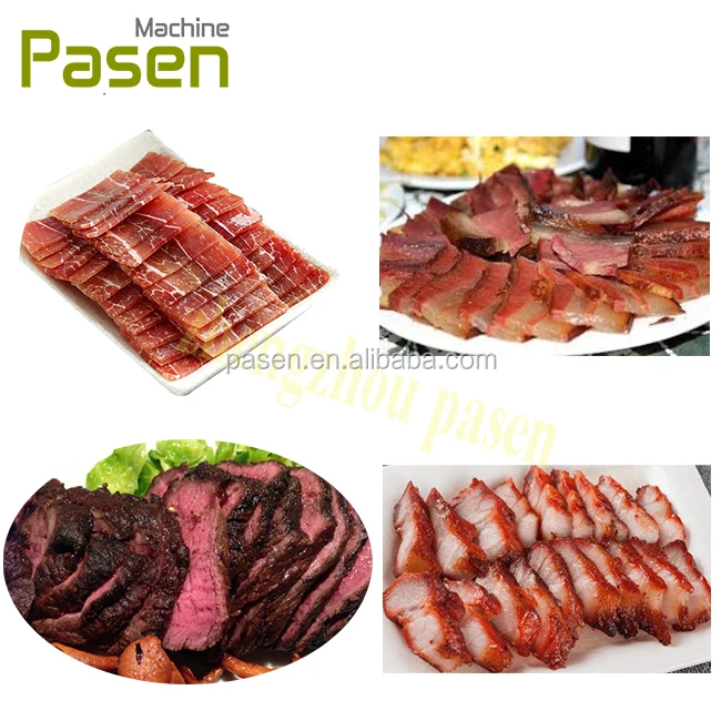 Electric cooked beef slicer machine Cooked meat cutting machine Cooked sausage slicer machine