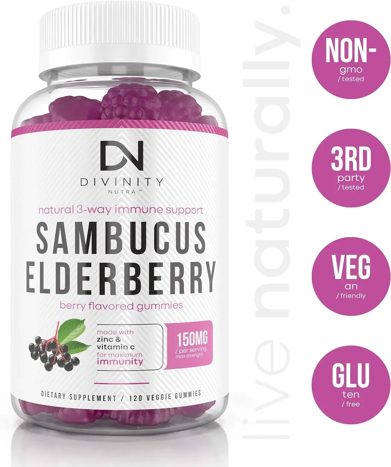 Advanced Heart Healthy Blood Pressure, Beetroot Gummies, Grape Seed Extract, Good for Circulating Blood Pressure Supplement