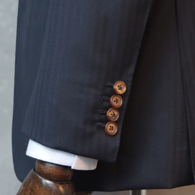 MTM Italian Style Fully Handmade Full Canvas Bespoke Tailor Custom Suits  Business  Mens Suit  High Quality Black Suit 100%Wool