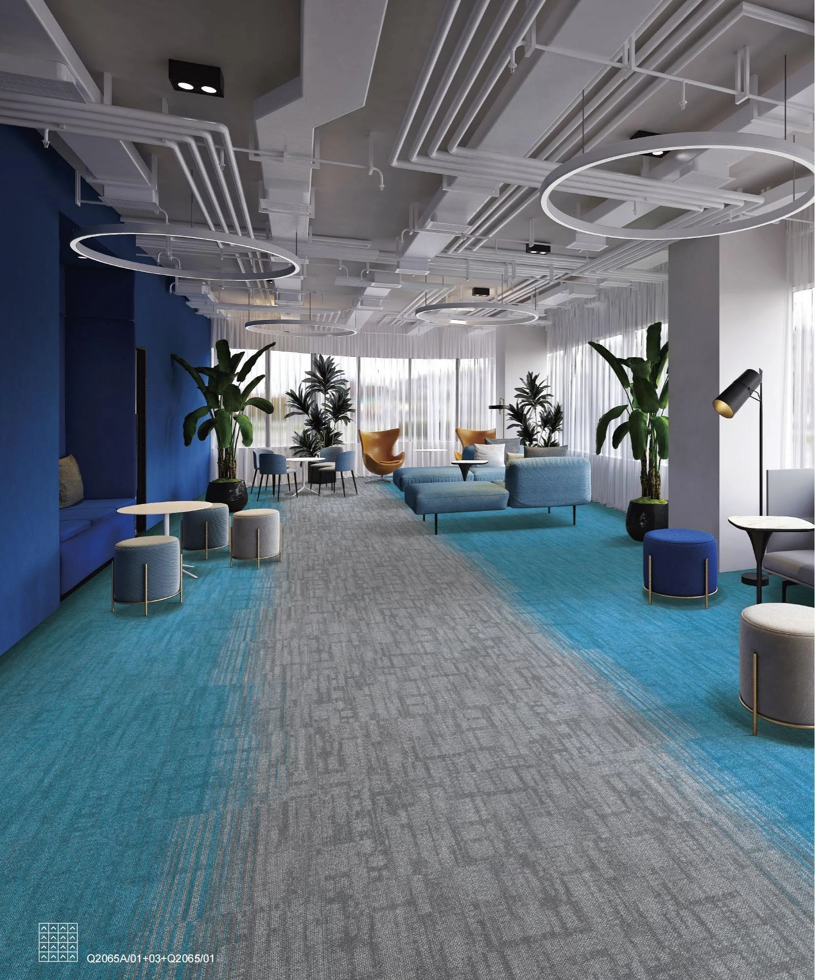 Высококлассная Роскошная Декоративная Ковровая Плитка анти-пламя антистатическое изменение цвета нейлоновая ковровая плитка