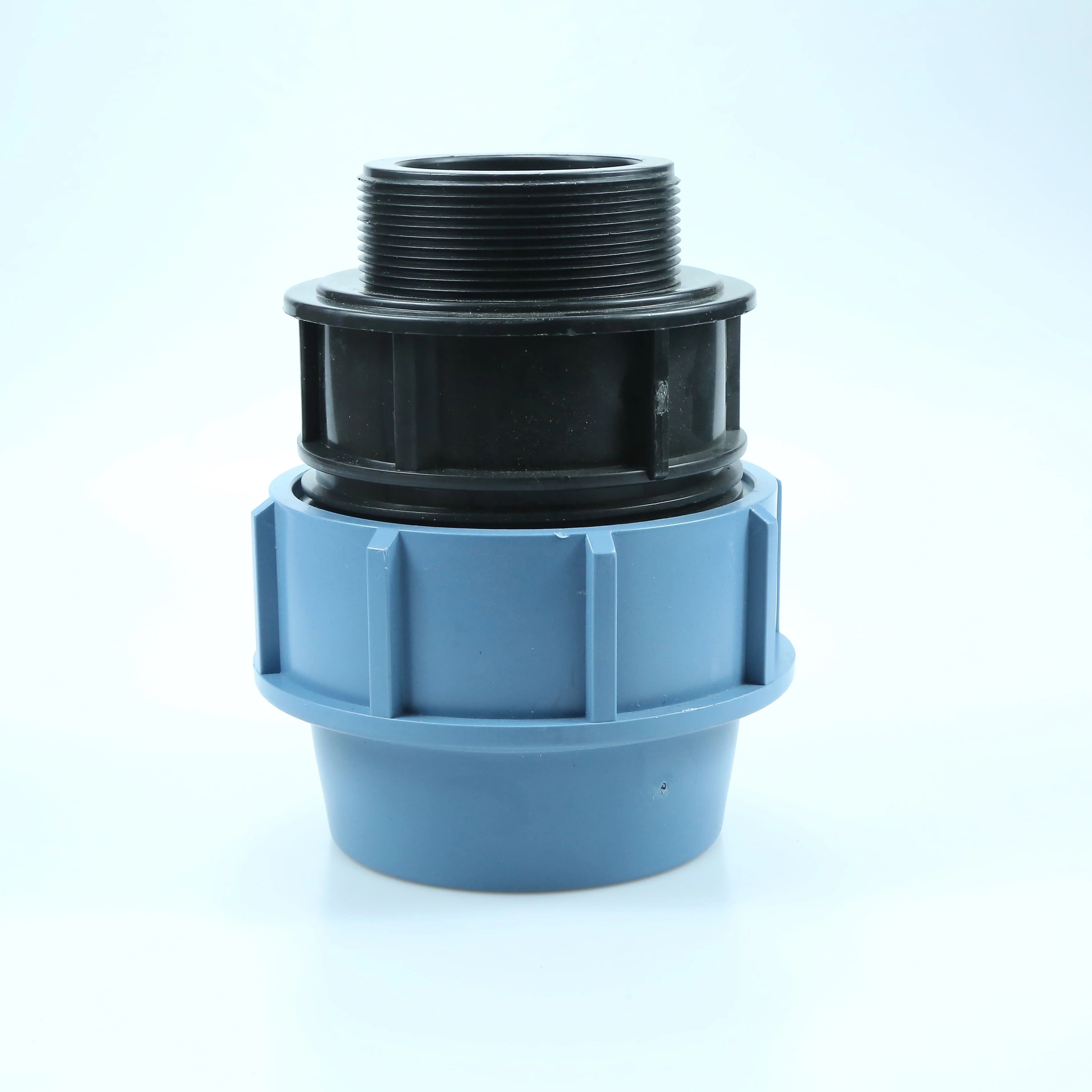 Pipe fittings plumbing materials manufacturer PP male and female thread union coupling for water supply