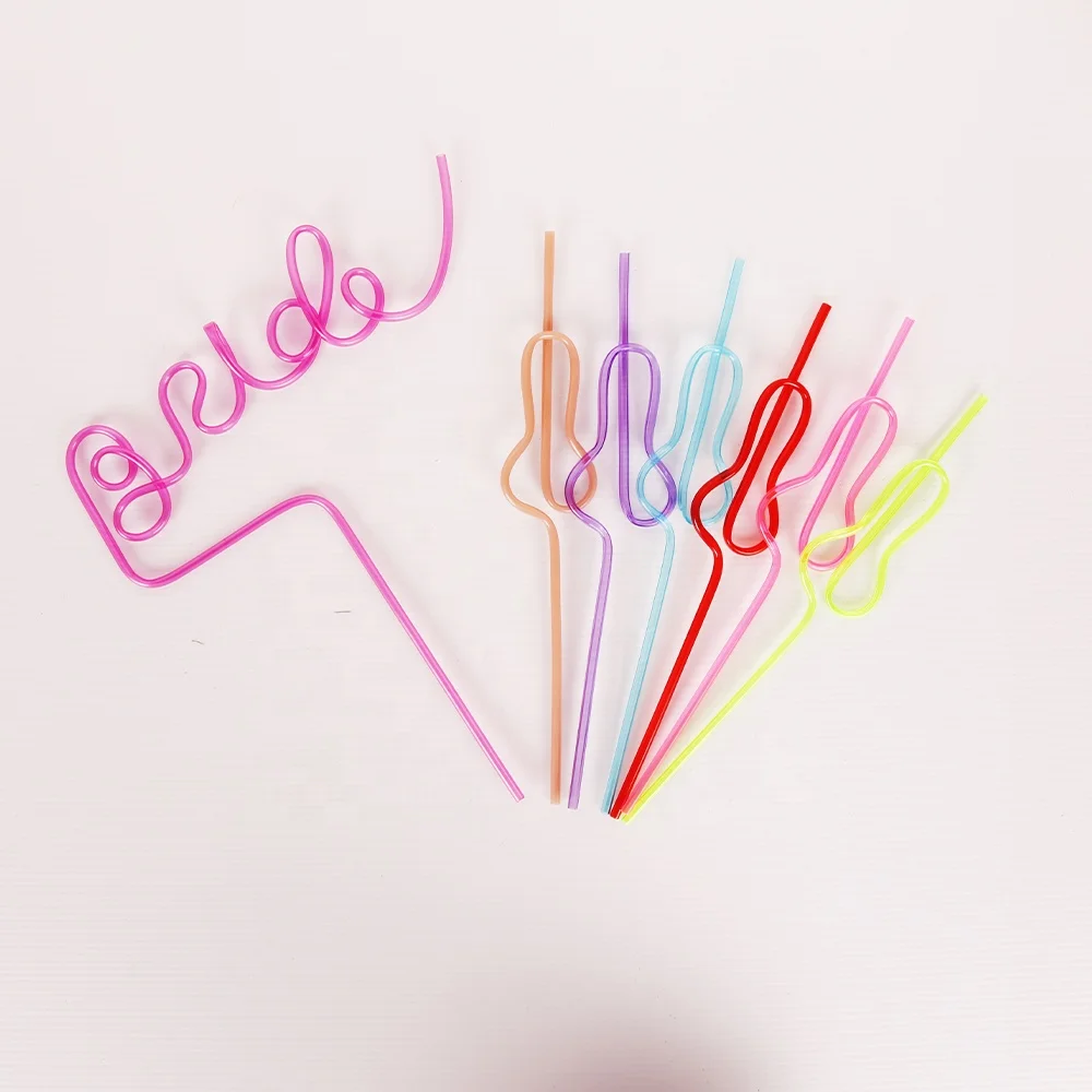 Funny Naughty Penis Straws Bride Straw Bachelorette Party Favor Bridal Wedding Shower Bach Bash Penis Straws