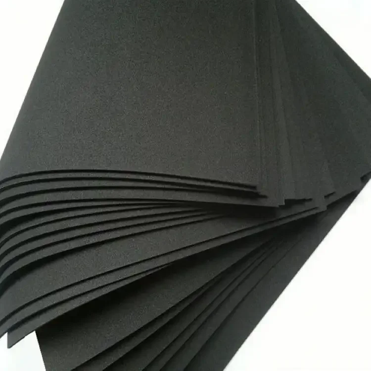 Wholesale High Quality Black Color Foam Sheets For Packaging Hardness EVA-38-70 high density EVA foam sheet