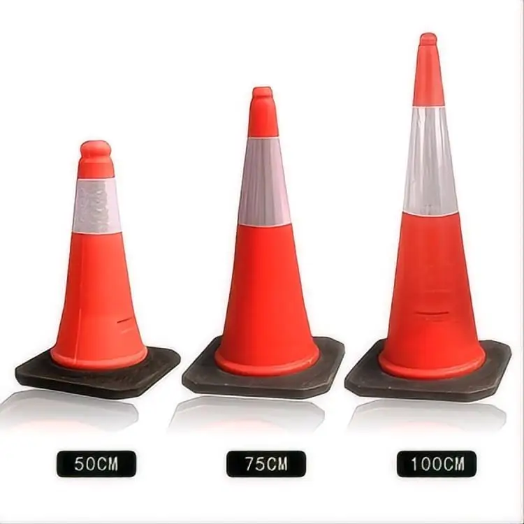 High Visibility 100cm PE Traffic Cone Enhanced Safety Measures for Improved Security & Protection