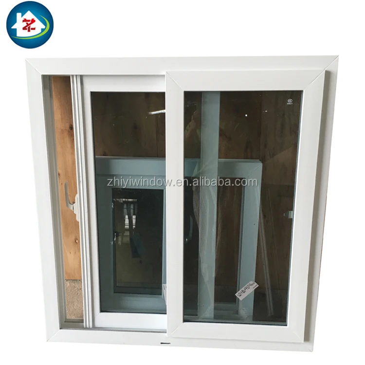 Commercial PVC Tinted Glass Sliding Window Home Hurricane Impact Slider Windows