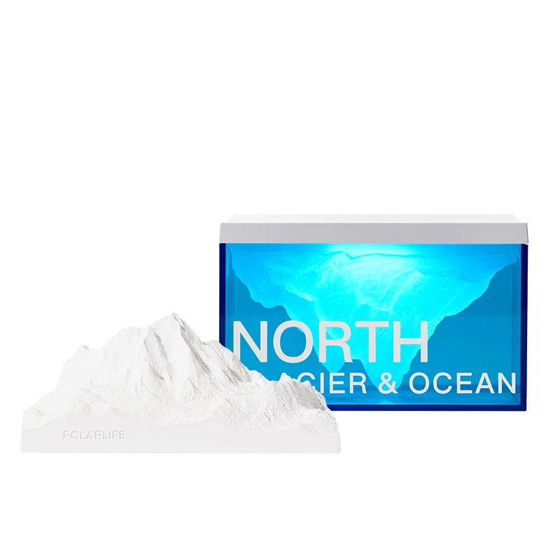 Hot Selling Home Decor Sleeping Lamp Ice Mountains Night Light Wireless Bluetooth Desktop Speaker