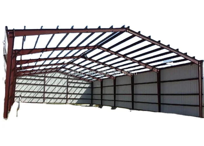Factory steel structure manufacturer customized high quality large span galvanized steel solar panel structure Building for Sale