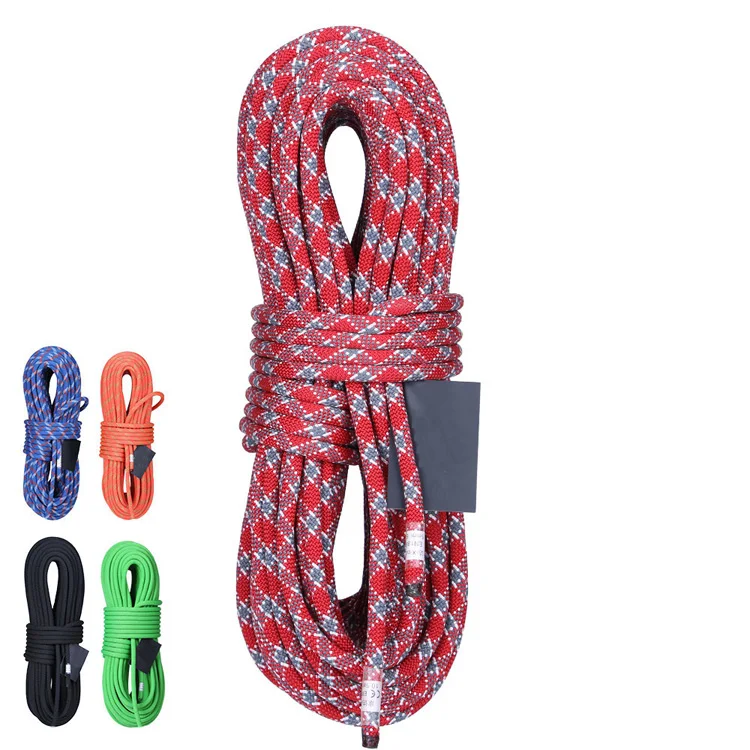 18-38 kN 9-14mm high strength static nylon rope climbing