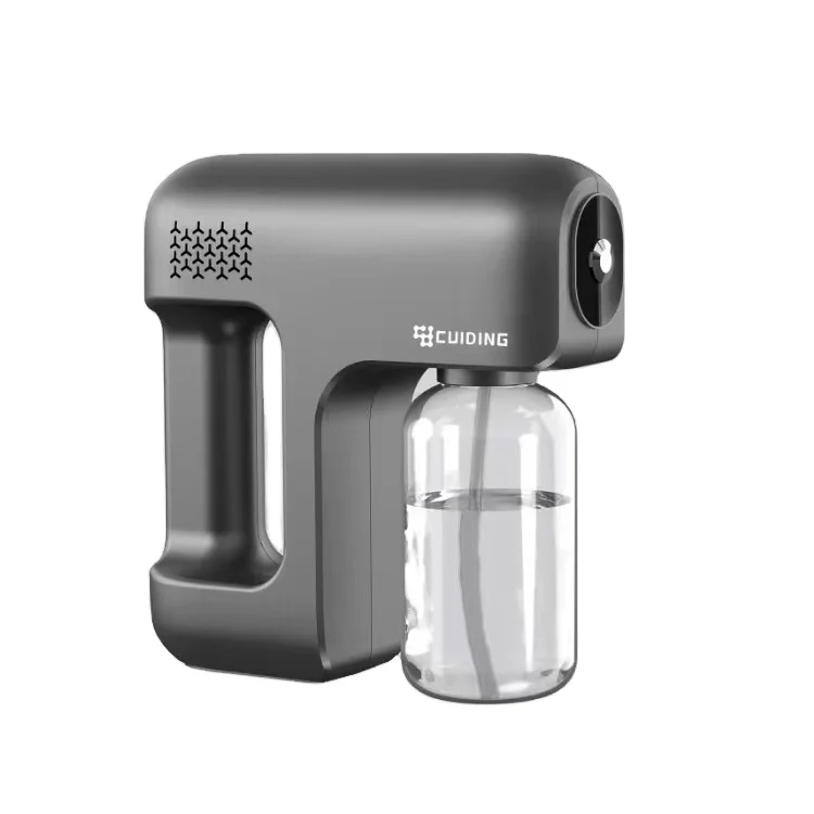 Portable 380Ml Blue Light Disinfection Fogger Machine Handheld USB Rechargeable Mist Gun