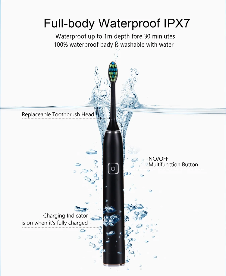  Charmhome EA310 китайская фабрика Водонепроницаемая IPX7 автоматическая электрическая зубная