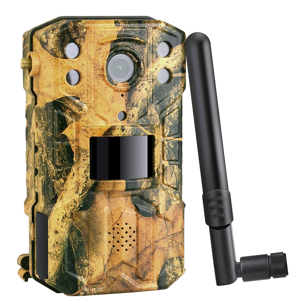 Phone APP Check 4G Hunting Camera 2.7K High-Definition 4G Live Streaming Trail Camera Wildlife Video Camera