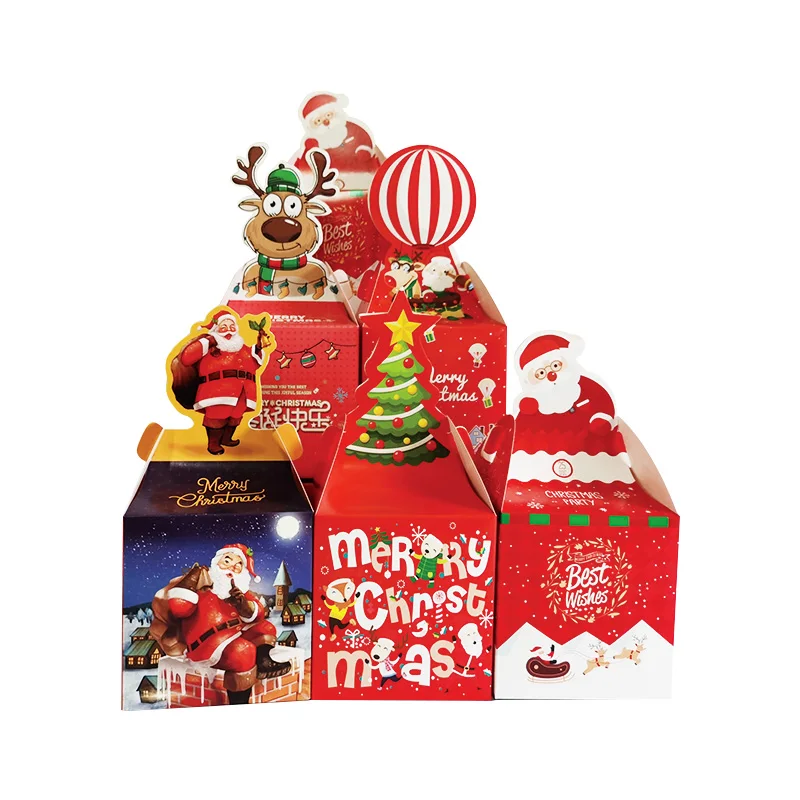 paper box   gift box Christmas apple box, candy box  paper box