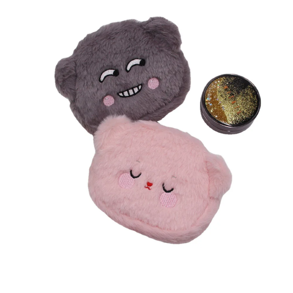 Хит продаж, мультяшный плюшевый медведь, кошелек для монет, сумка для хранения наушников, сумка для карт, кавайный креативный Подарочный кошелек