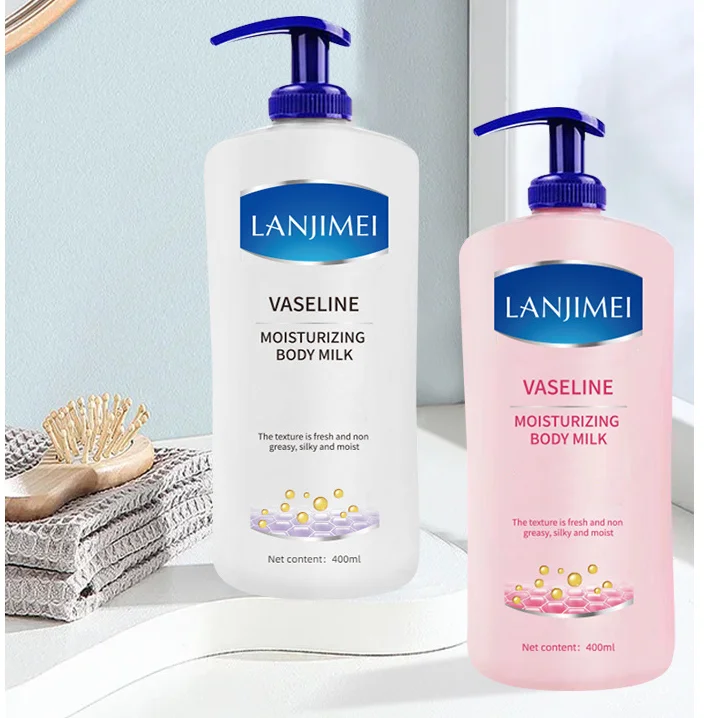 400ml Best Moisturizing Whitening Body Milk Vitamin E Nicotinamide Vaseline Body Lotion