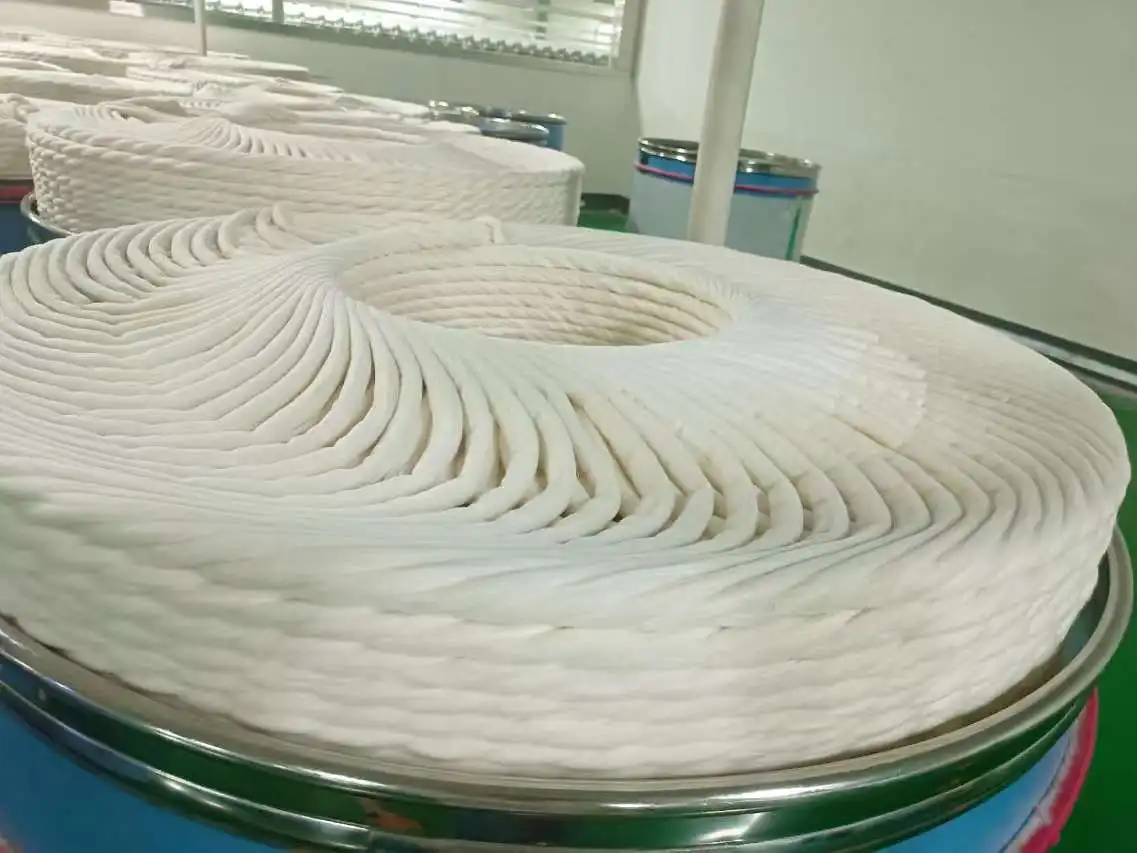 100% pure cotton raw material hand knitted yarn