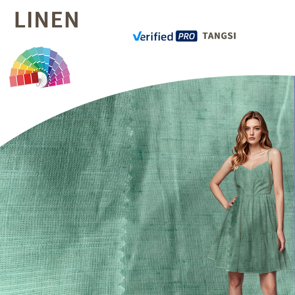 cotton linen fabric viscose  types of linen fabric linen cambric fabric