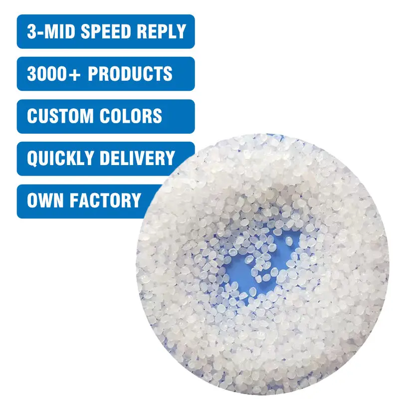 100% Biodegradable Resin Pla Granules Plastic Pellets Raw Materials Corn Starch Packaging Materials