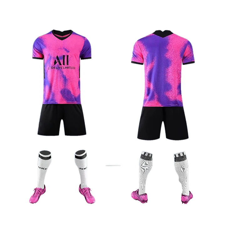 Soccer Jersey Set 2021 Men Football Team New Model Shirt Real Thai quality Football Wear Jerseys Soccer Uniform