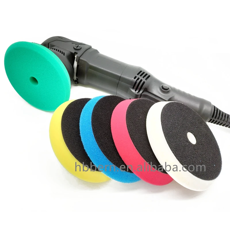 Губка полировальная для автомобиля, поролоновая накладка 3/5/6/7 дюймов