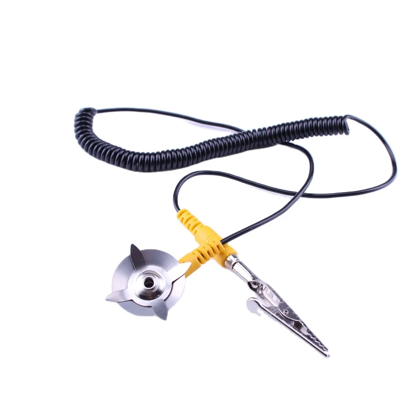 Electronic Industry Workbench Static Discharge Anti-Static ESD Ground Cord ESD grounding wire cord with plug