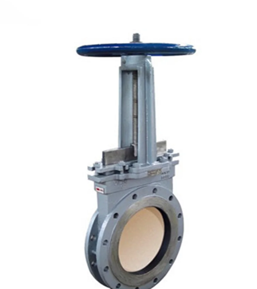 Knife Gate Valve Manual Plasm Gate Valve Cast Steel Knife Type Gate Valve