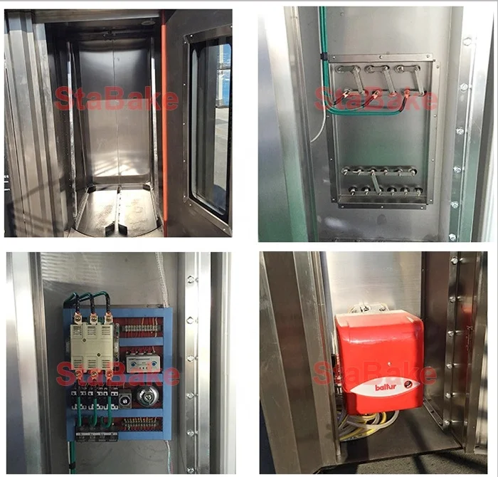 
bakery machine 32 trays rotary oven for baking biscuit sweetcake 