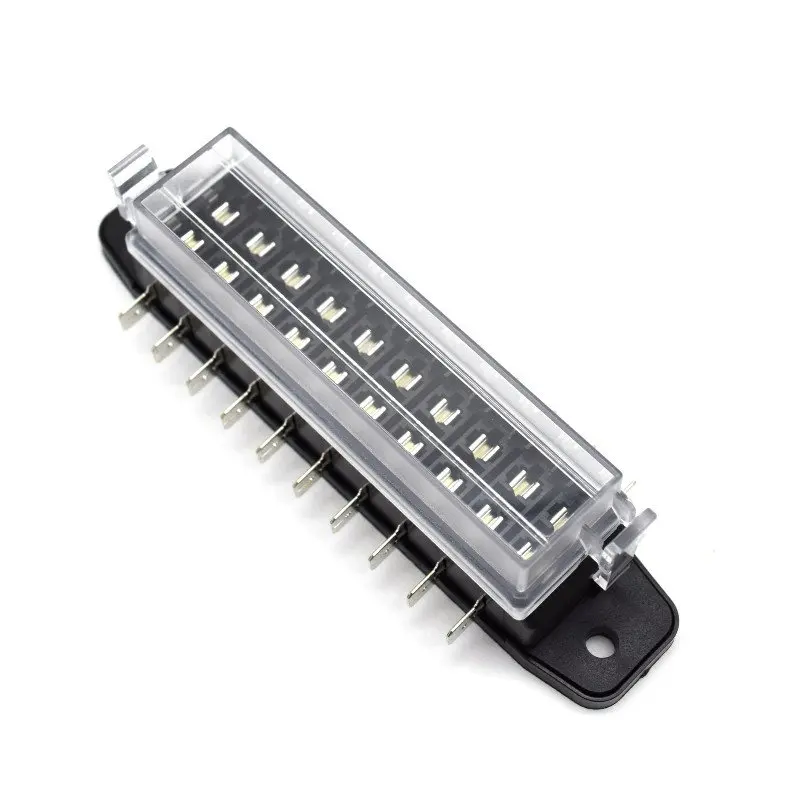 4 6 8 10 way Automotive Blade Fuse Box Holder Block Accessories for Car Trailer SUV Vehicle