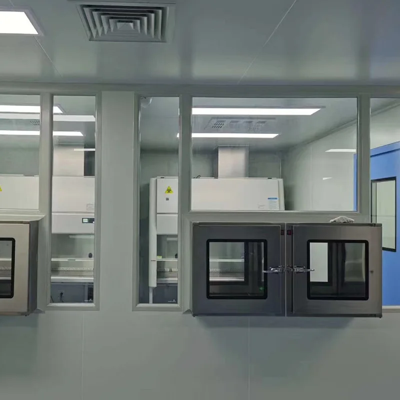 Factory Price Flow Filter Among Laboratory Maintain Hepa 99.99% Dust Free Portable Stainless Pass Box