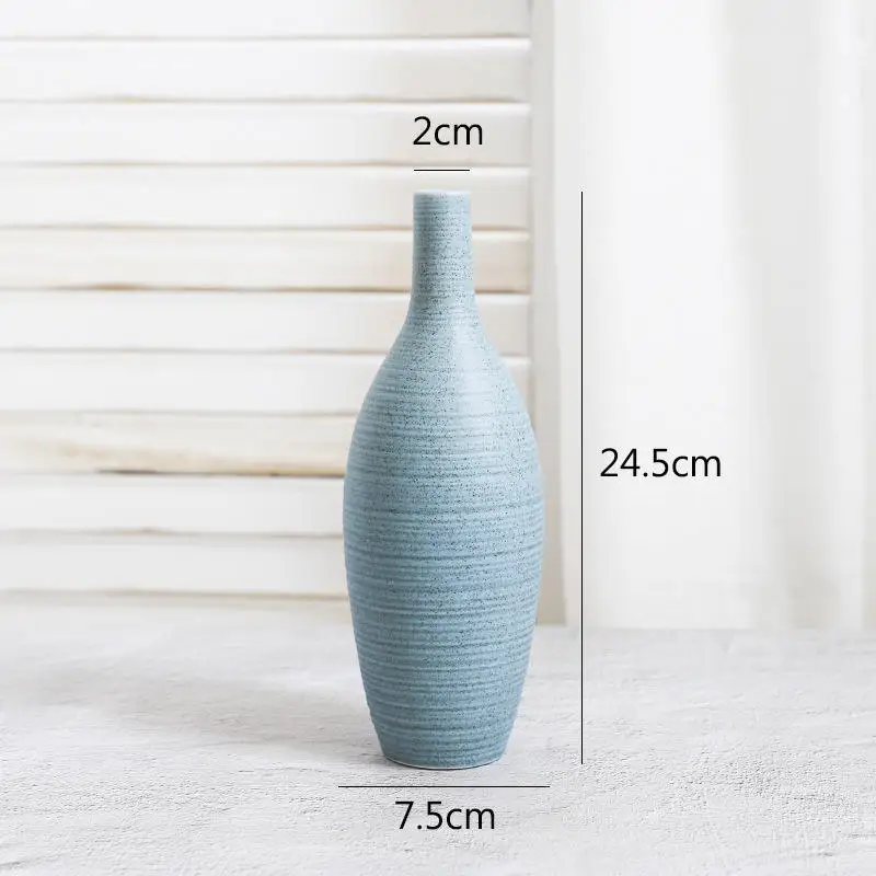 2021 hand-painted floral flowers vase ceramic floor vase flowers with decoration flower tall vases