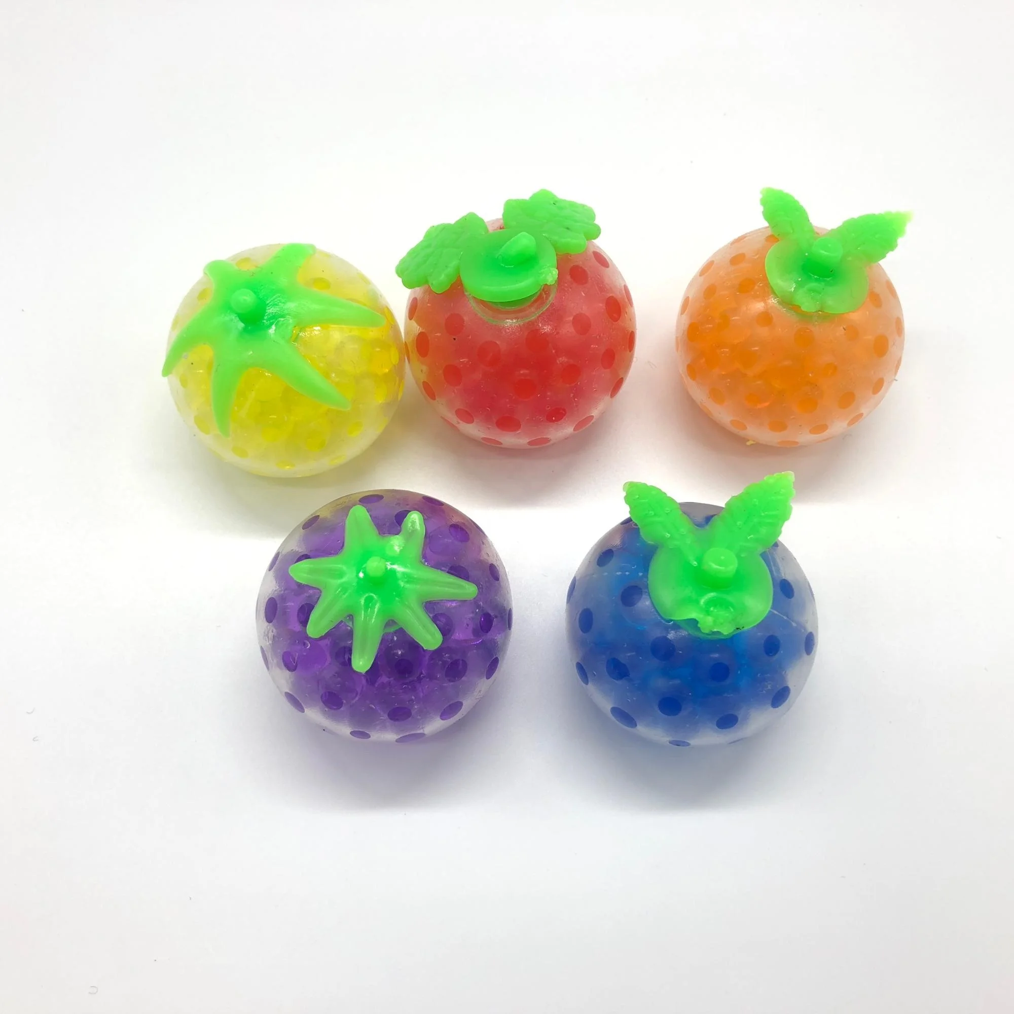 Оптовая продажа на заказ Kawaii водные бисеры гель мягкими Непоседа мяч фрукта ананаса резиновые игрушки для детей и взрослых под давлением игрушка снятия стресса